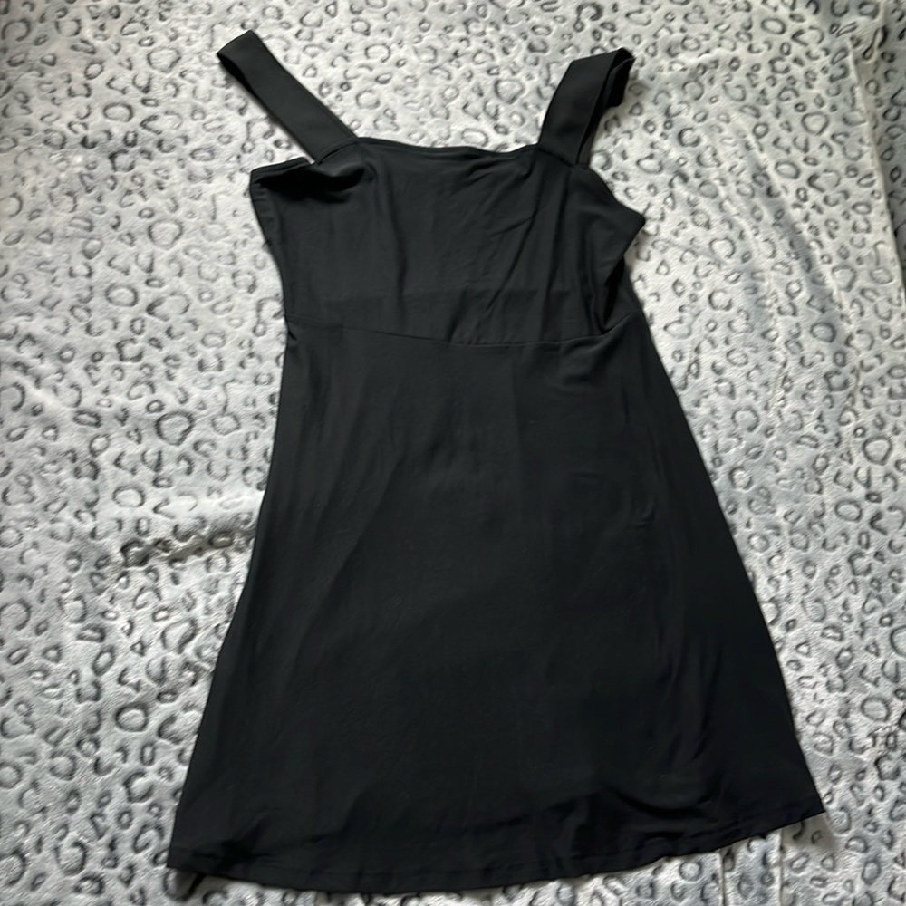 Black mini dress